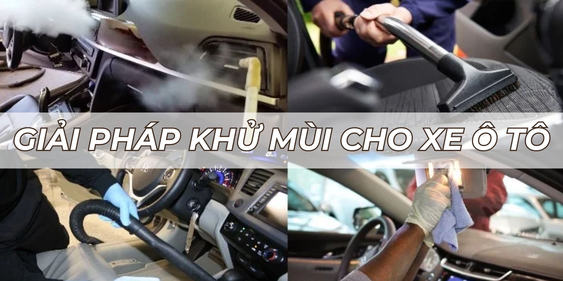 Các phương pháp giảm mùi khó chịu cho xe ô tô