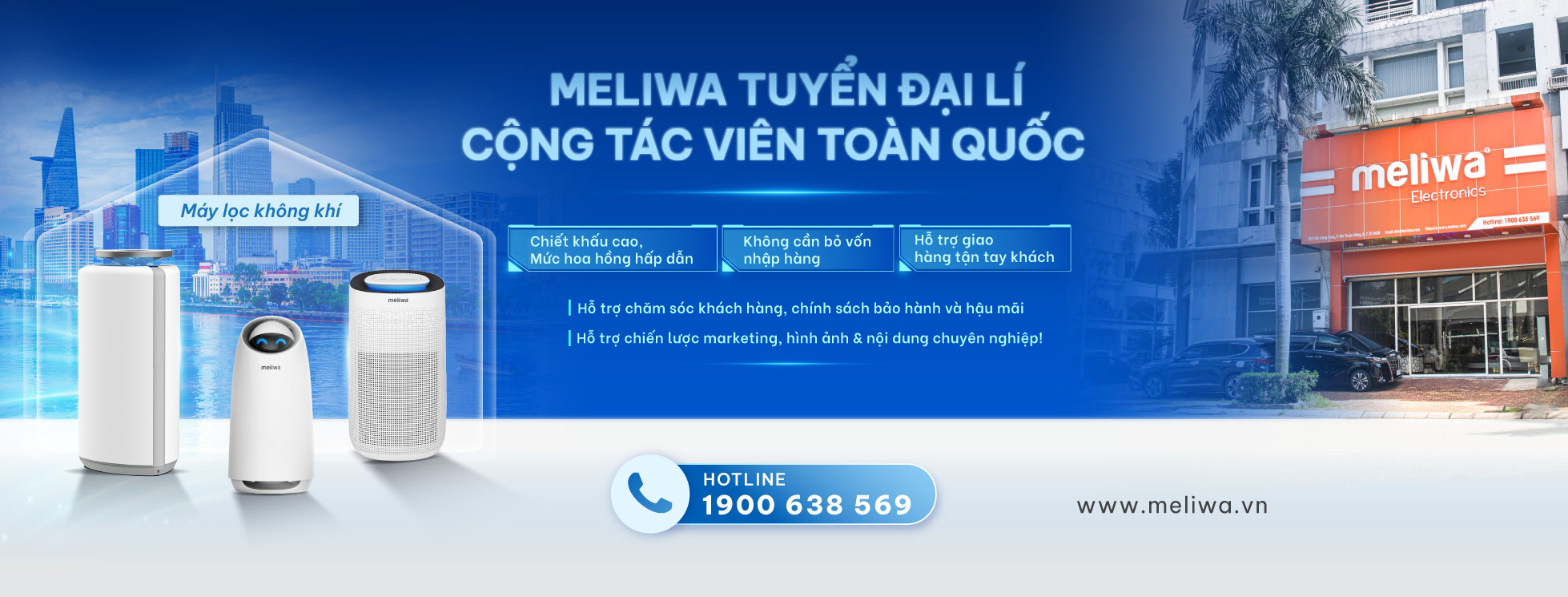 meliwa tuyển đại lý, cộng tác viên toàn quốc